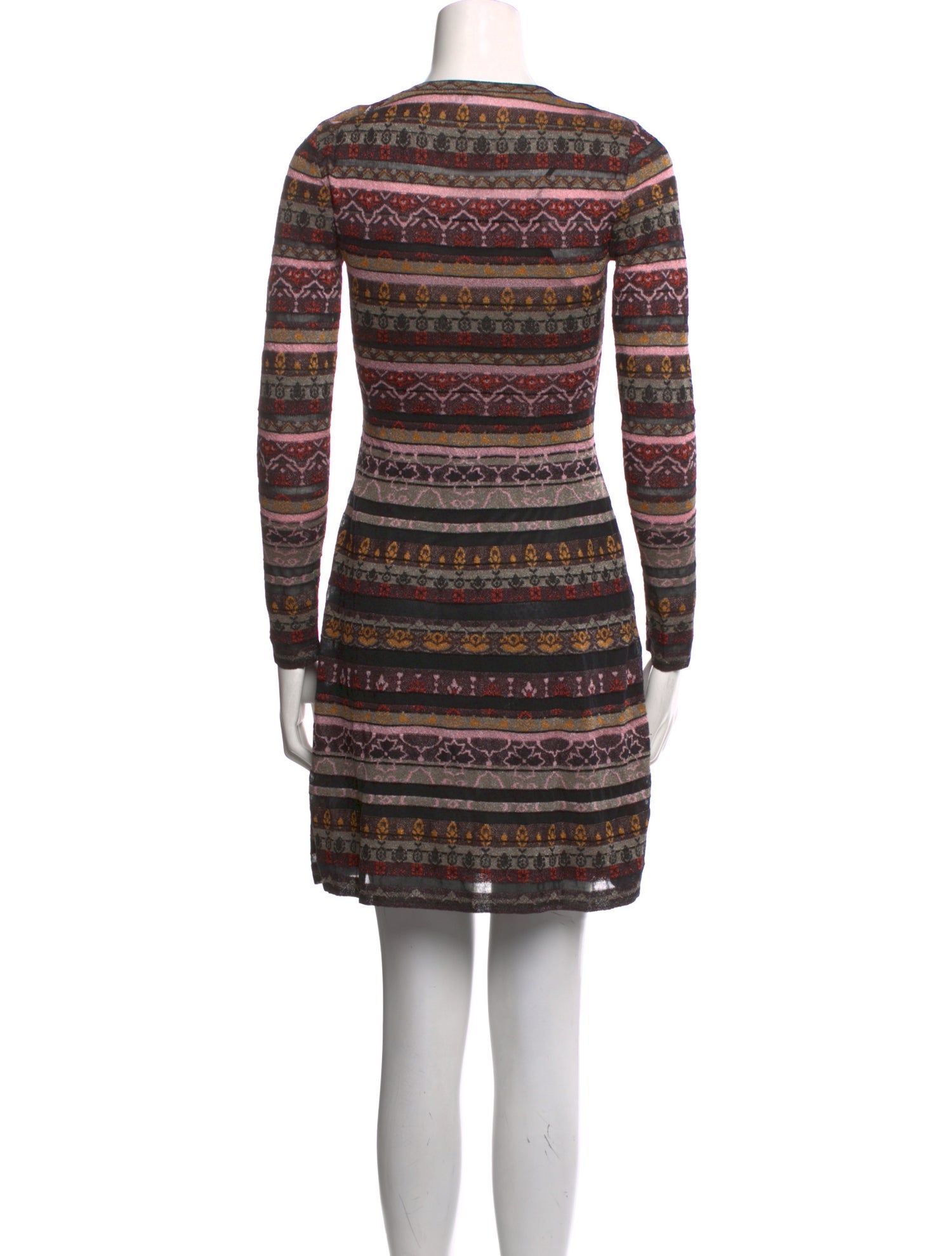 M Missoni Striped Mini Dress